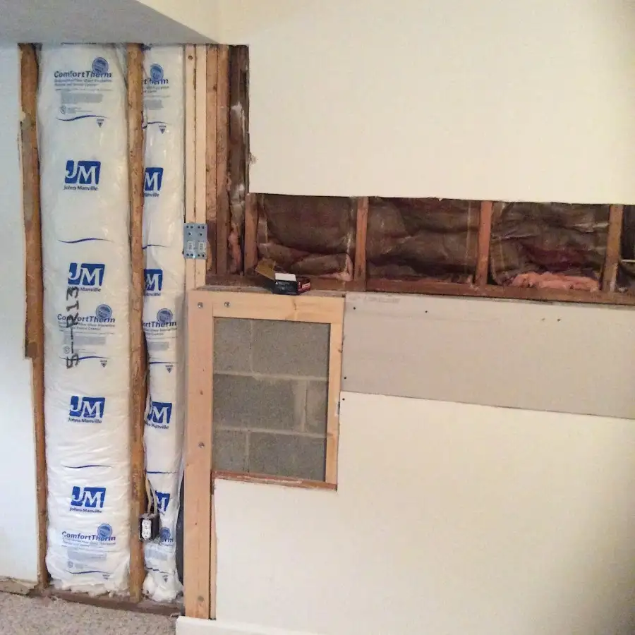 Wall insulation replacement during Contents Cleaning & Restoration in Rancho Palos Verdes